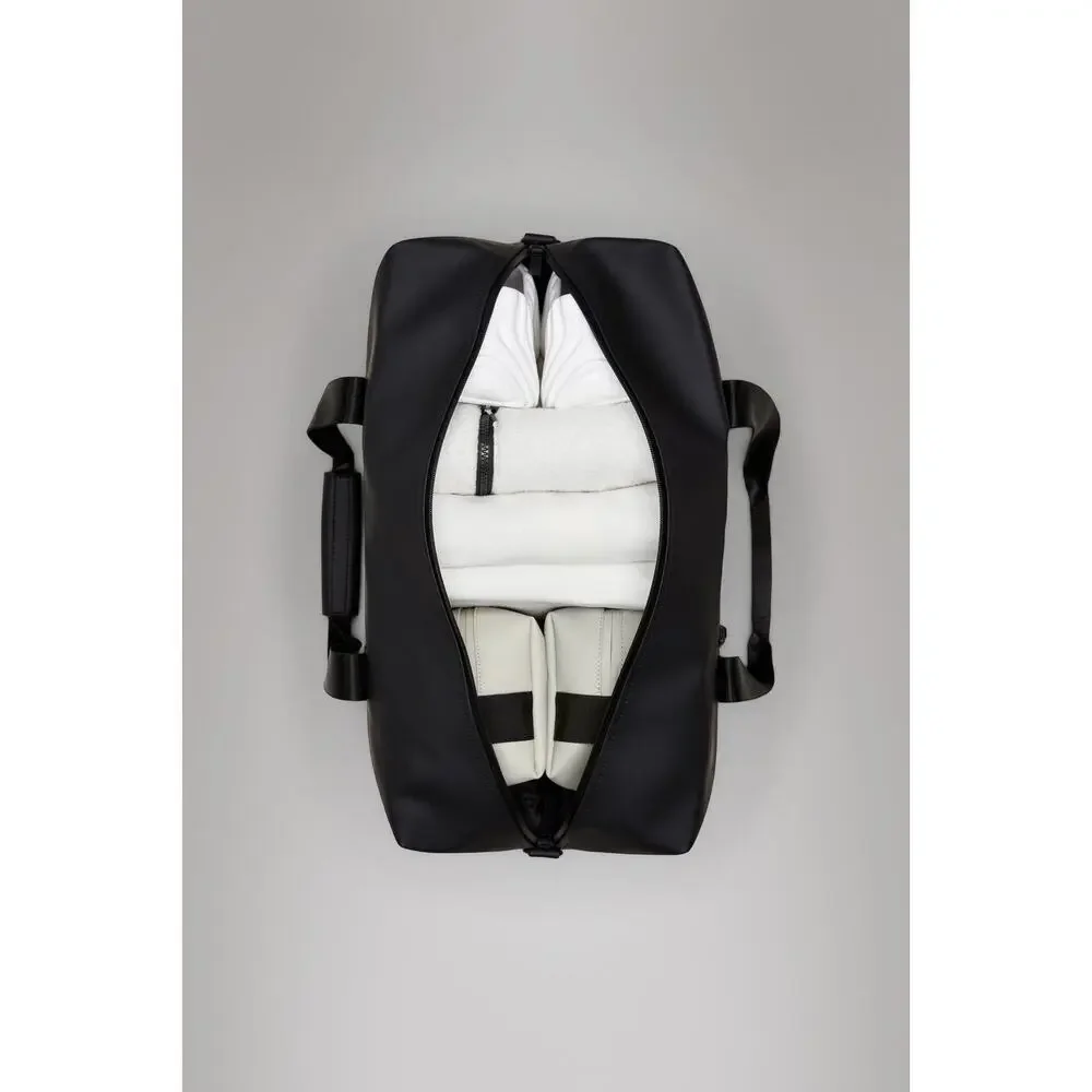 RAINS | Black Trail Gym Bag